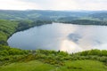 View of Lake Issarles, Le Lac-d`IssarlÃÂ¨s, Ardeche, Auvergne-RhÃÂ´ne-Alpes, France