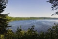 View of the lake in La Mauricie National Park