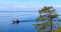 View on Lake Ladoga. Royalty Free Stock Photo