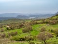 View of lake Lago del Temo on Sardinia island