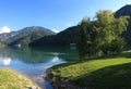 View of Lake Ledro in Italy Royalty Free Stock Photo