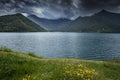 View on Lake Ledro Royalty Free Stock Photo
