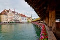 View of Lake Lucerne with Mount Pilatus, Swiss Alps, Switzerland Royalty Free Stock Photo