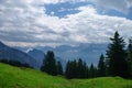 View of Lake Lucerne on the slope from Mount Rigi, Switzerland Royalty Free Stock Photo