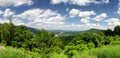 View at Lake Lure in North Carolina from Chimney rock Royalty Free Stock Photo