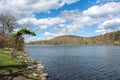 View of Lake Marcia in the High Point State Park in New Jersey, USA Royalty Free Stock Photo