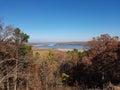 View of lake Maumelle from one of the the viewing decks of Pinnacle mountain state park