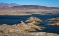 View of Lake Mead from a Lookout off Lakeshore Drive, Clark County, Nevada Royalty Free Stock Photo