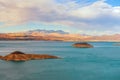 View of Lake Mead from Sunset View Overlook.Nevada.USA Royalty Free Stock Photo