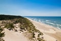 View of Lake Michigan Shoreline from Little Sable Lighthouse, Michigan