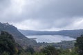 view of the lake Nemi , (Rome Italy ) from the mountain Royalty Free Stock Photo