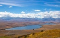 View of Lake Tekapo from Mount John observatory Royalty Free Stock Photo