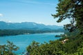 View of lake Woerther Royalty Free Stock Photo