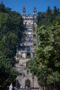 View at the Lamego Cathedral on the top with a huge stairway