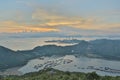 View of Lamma from Ling Kok Shan Royalty Free Stock Photo
