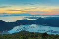 View of Lamma from Ling Kok Shan Royalty Free Stock Photo