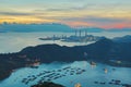 View of Lamma from Ling Kok Shan Royalty Free Stock Photo