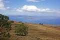 View of Lanai from Maui Royalty Free Stock Photo