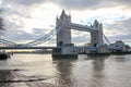 View of landmark the tower bridge in london at Uk Royalty Free Stock Photo