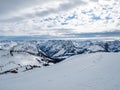 View of the landscape in the Bregenzerwald Royalty Free Stock Photo