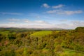 View of the landscape from Castle Drogo Royalty Free Stock Photo