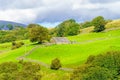 Landscape and countryside, in Yorkshire Dales National Park Royalty Free Stock Photo
