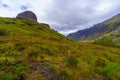 Landscape of Glencoe valley, in the West Highlands