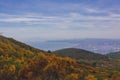 Landscape and Gulf of Naples viewed from Mount Vesuvius, Italy Royalty Free Stock Photo