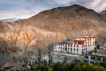 View of Landscape Lamayuru Monastery in Leh, Ladakh, India Royalty Free Stock Photo