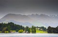 New Zealand, View of Lake Wakatipu Royalty Free Stock Photo