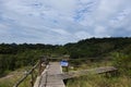 View landscape with mountain forest of Khao Lon Adventure for thai people and foreign traveler travel visit and hiking trekking in