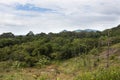 View landscape with mountain forest of Khao Lon Adventure for thai people and foreign travelers travel visit rest relax hiking