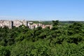 View of Landscape from Palacio Real de Madrid - Royal Palace of Madrid, Spain Royalty Free Stock Photo