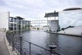View landscape of Paul Loebe Building on riverside of spree river for German people and foreign traveler travel visit and walking
