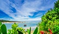 View on landscape with river Mira at Vila nova de Milfontes, Portugal Royalty Free Stock Photo