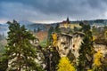 View from cesky raj - czech or bohemian paradise - bohemia - czech republic Royalty Free Stock Photo