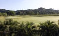 View of the landscape and vegetation of the settlement of Los Suenos