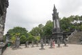 View of Lang khai dinh tomb in Hue, Vietnam Royalty Free Stock Photo