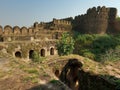 View from Langar Khani Gate towards Talaqi Gate Rohtas Fort Royalty Free Stock Photo
