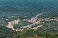 View for lannscape in luang prabang Royalty Free Stock Photo