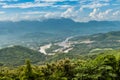 View for lannscape in luang prabang Royalty Free Stock Photo
