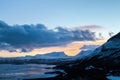 View of the Lappish gate from Abisko in Sweden Royalty Free Stock Photo