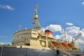 View large on Board of the icebreaker Krasin from the Lieutenant