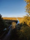 View of a large crayfish lake. State Natural Reserve Cancer Lakes , St. Petersburg Royalty Free Stock Photo