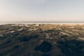 View of the large dune landscape on the island of Amrum