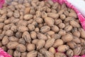 pecan pods at farmers market