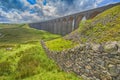 View of large Victorian viaduct in rural countryside scenery Royalty Free Stock Photo