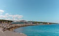 View of large yachts docked in the port of Postira, small town on the island of Brac in Croatia. Warm summer day, beautiful bright