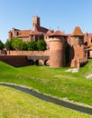 Castle of Teutonic Order in Malbork, Poland Royalty Free Stock Photo