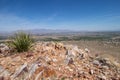 View of Las Cruces and the mountains from Picacho Peak Royalty Free Stock Photo